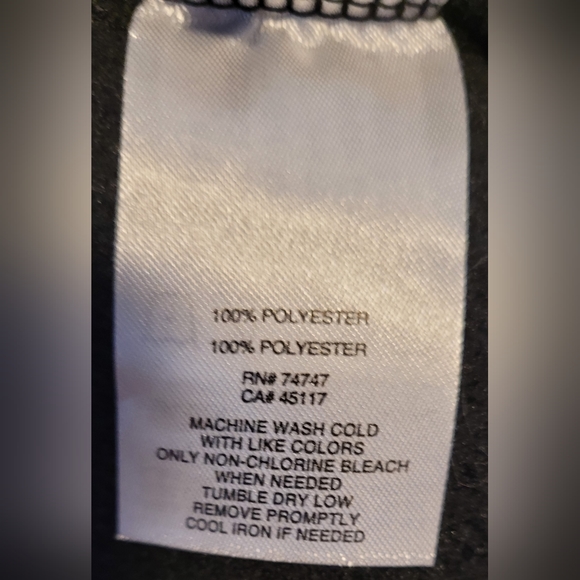 Cabela's Black Fleece Windbreaker Jacket Full-zip with Drawscord Waist Medium - Picture 3 of 8